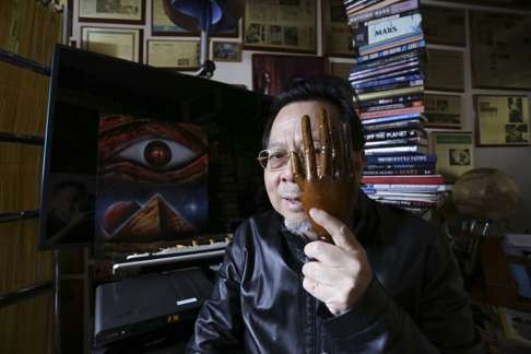 Hong Kong dentist, part-time astro-engineer amd inventor Ng Tze-chuen, at his home in Tin Hau. Photo: Jonathan Wong