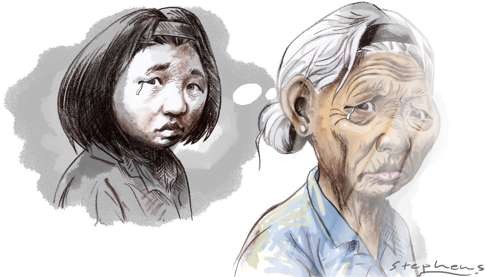 The ageing survivors deserve a sincere apology from the Japanese government before they die. Time is running out. Illustration: Craig Stephens