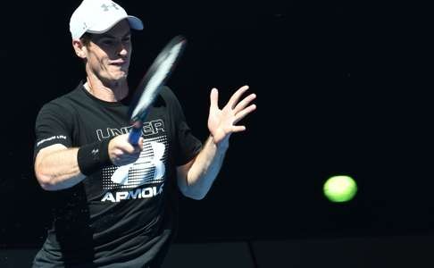 Murray is looking for his first Australian Open title. Photo: AFP