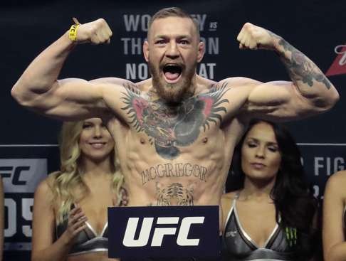 Conor McGregor is considering an offer to box Mayweather. Photo: AP