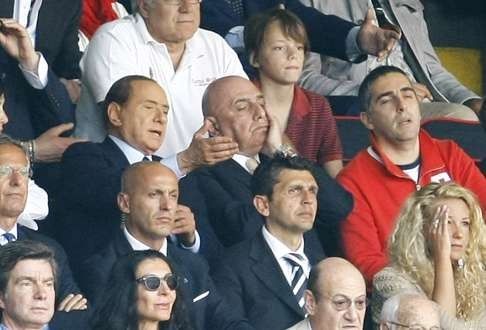 Former Italian prime minister Silvio Berlusconi was a previous owner of AC Milan during one of their most successful periods. Photo: Reuters