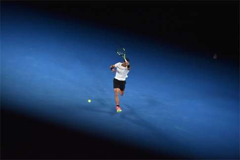 Nadal overcame France’s Gael Monfils in the fourth round. Photo: AFP