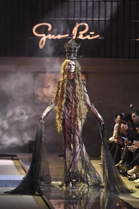 Fashion followers expect the eccentric from Guo Pei. Photo: AFP