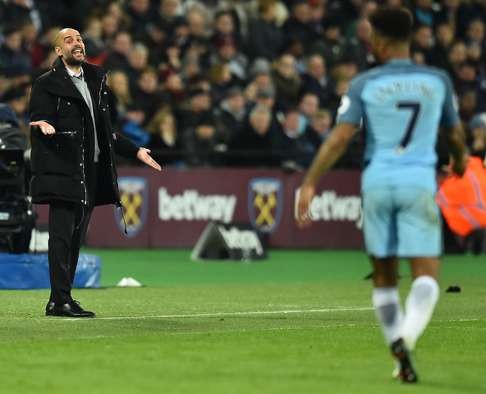 Guardiola has conceded that his City side will not challenge for the title this season. Photo: AFP