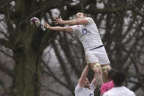 England’s Joe Launchbury has been passed fit to play against France. Photo: Reuters