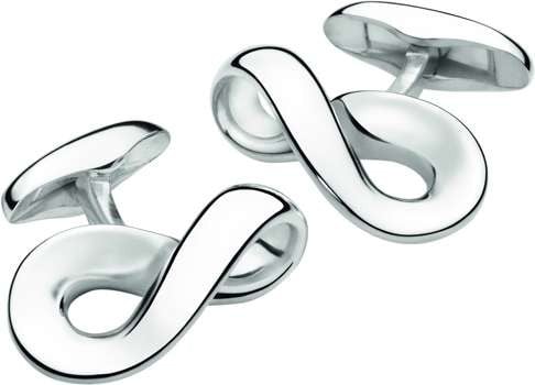 Infinity cufflinks by Georg Jensen.