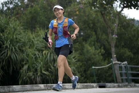 Hong Kong’s Fanny Wu during the Hong Kong Four Trails Ultra Challenge.