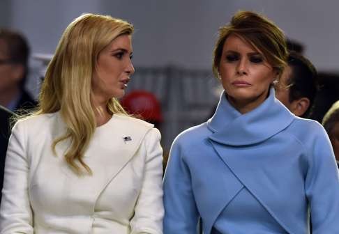 Ivanka with US First Lady Melania Trump. Photo: AFP