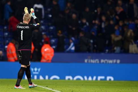 Leicester City keeper Kasper Schmeichel is worried Leicester could be relegated. Photo: EPA