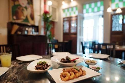 Lunch at The Blue Ginger, on Tanjong Pagar Road. Photo: Danny Santos/Singapore Tourism Board