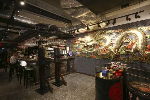 Inside Dragon Noodles Academy in Central.