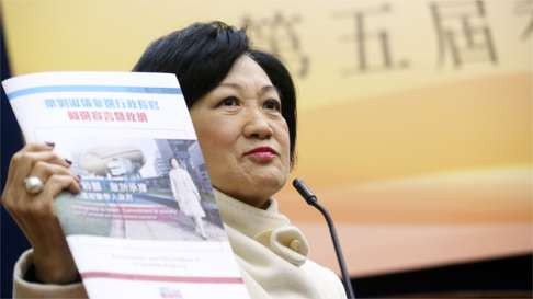 Chief executive candidate Regina Ip Lau Suk-yee. Photo: David Wong