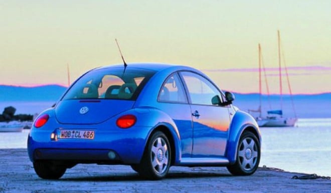 A 1998 VW Beetle.
