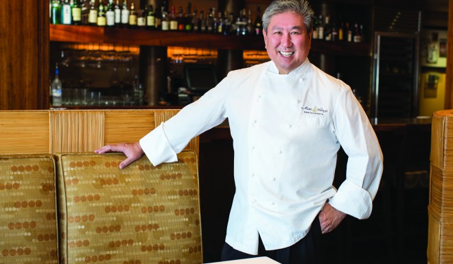 Celebrity chef Alan Wong pictured in his Hawaii restaurant, which is the favourite haunt of US President Barack Obama. 