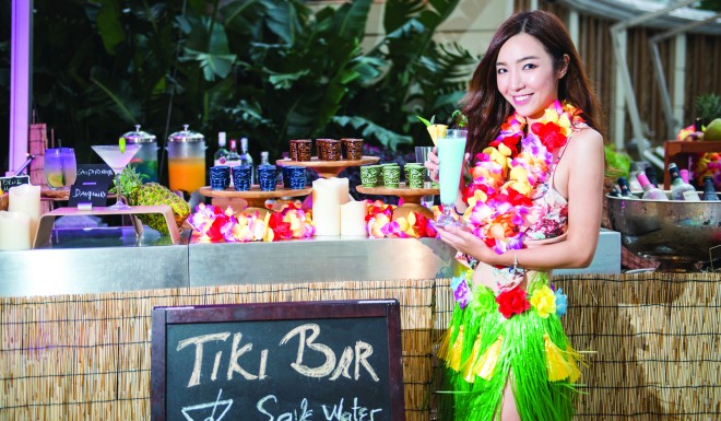 Earlier this summer JW Marriott Macau helad a weekly Hawaiian luau barbecue buffet at its main pool area. 