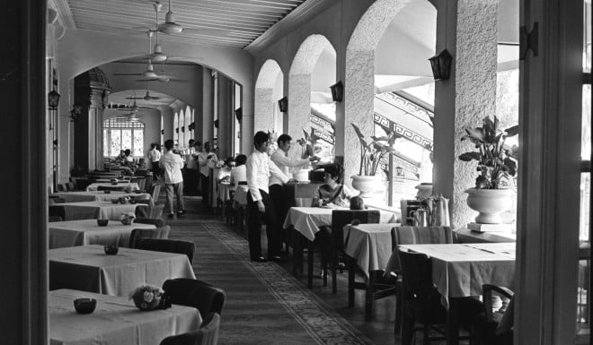 Staff at the old Repulse Bay Hotel. Photo: Post Staff Photographers/SCMP