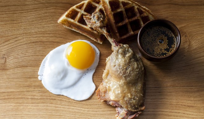 Duck & Waffle's siganture duck