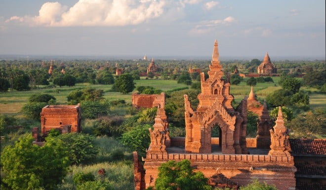 Sunset in Bagan. Photo: Adam White