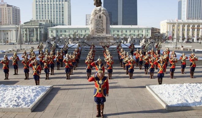 The Central Military Band of the General Staff of the Mongolian Armed Forces