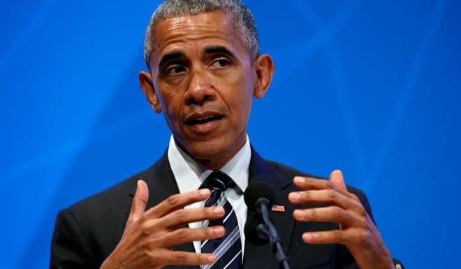 US President Barack Obama speaks about the need to clam down over the Brexit vote. Photo: Reuters