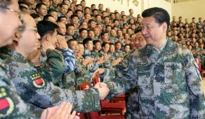 President Xi Jinping, who is also the head of the Central Military Commission, visiting the PLA's joint operation command in April. Photo: Xinhua