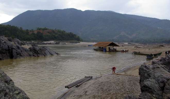 The Irrawaddy River in Kachin state, northern Myanmar, near the site of the proposed dam. Photo: AP
