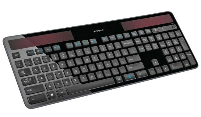 Logitech’s K750R Wireless Solar Keyboard.