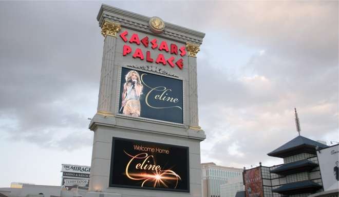 The famous Caesars Palace hotel on the strip in Las Vegas. Photo: Reuters
