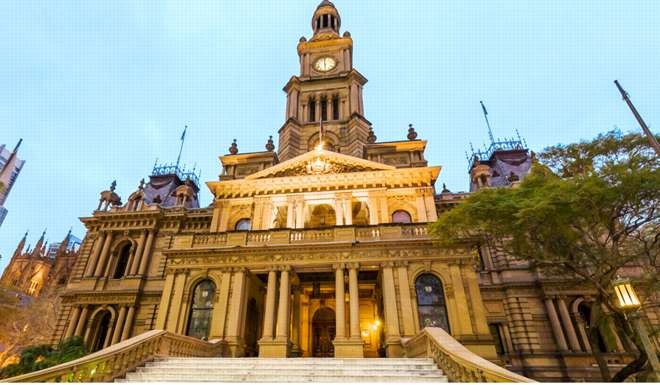 Sydney Town Hall, where a concert commemorating the death of former Chinese communist leader Mao Zedong, was due to be held. Photo: City of Sydney