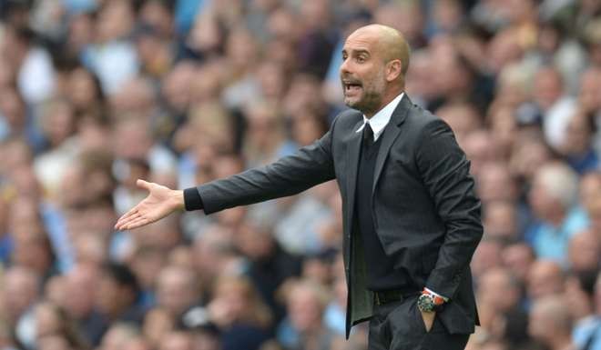 Manchester City manager Pep Guardiola. Photo: AFP