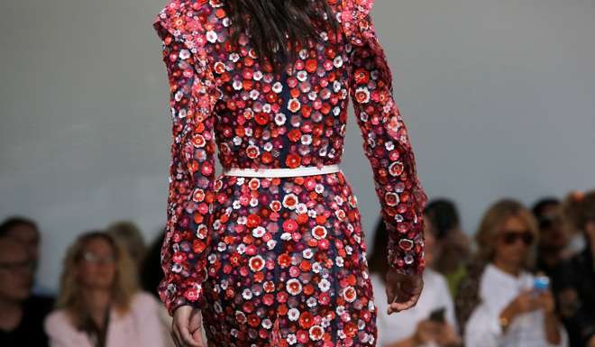 Michael Kors went for floral prints in a big way. Photo: Reuters