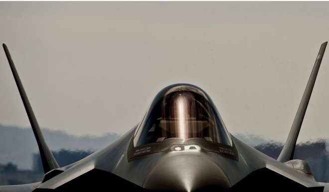 A US Air Force F-35A Lightning II stealth fighter at Nellis Air Force Base in Nevada in April 2013. Photo: Reuters/US Air Force/Daniel Hughes