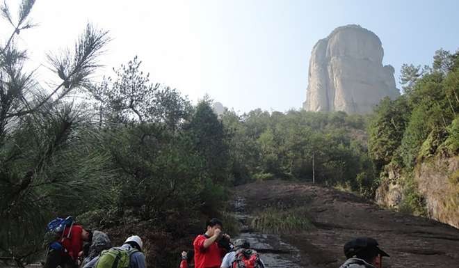 The Fanzheng Rock in the Shenxianju Mountain area in Taizhou, Zhejiang province. Photo: SCMP Pictures