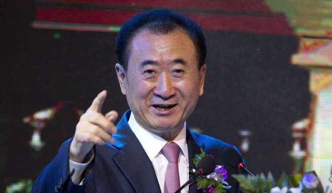 Wang Jianlin, chairman of Wanda Group, is a candidate for an innovation award for reducing poverty. Photo: AP