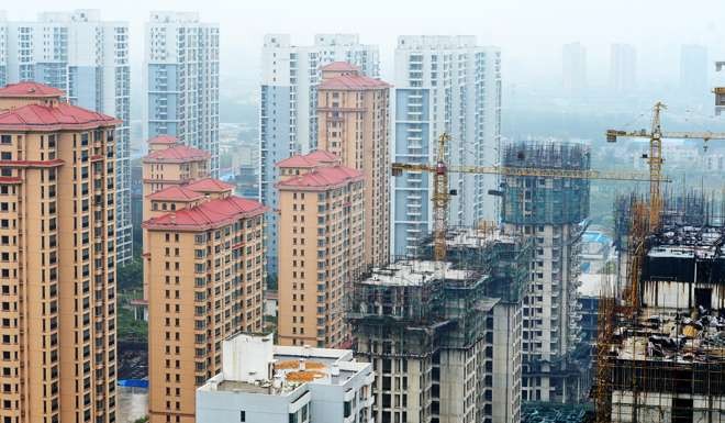 Property under construction in Shijiazhuang, capital of north China's Hebei Province. Photo: Xinhua