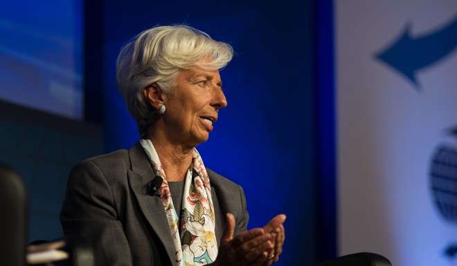 Christine Lagarde, managing director of the International Monetary Fund (IMF). Photo: Bloomberg