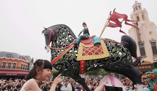 Shanghai's Disney opening day on Jun 16. Photo: Simon Song