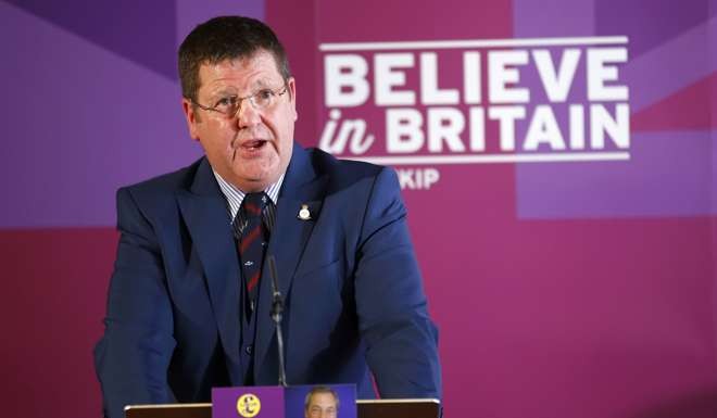 United Kingdom Independence Party defence spokeperson Mike Hookem. Photo: Reuters