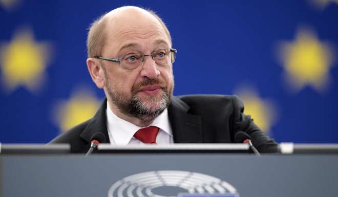 European Parliament President Martin Schulz. Photo: AFP
