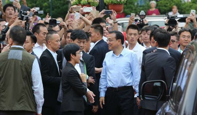 Premier Li Keqiang in Macau. Photo: Dickson Lee