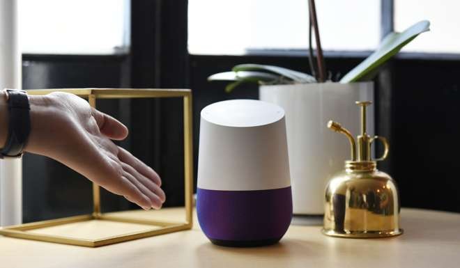 Google launched its Home smart speaker to tap a global smart-home market estimated to be worth US$71 billion by 2018. Photo: Bloomberg