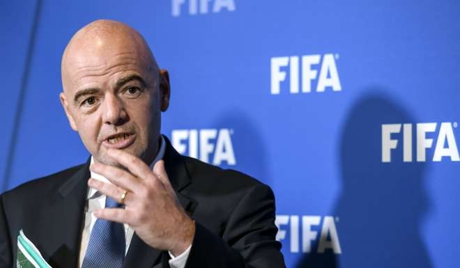 Gianni Infantino said a decision on the number of teams would be made in January. Photo: AFP