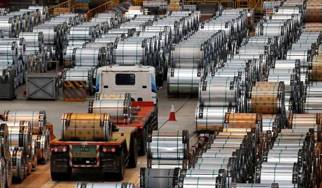 Demand for industrial goods, including coal and steel, have recovered in China. Photo: Reuters