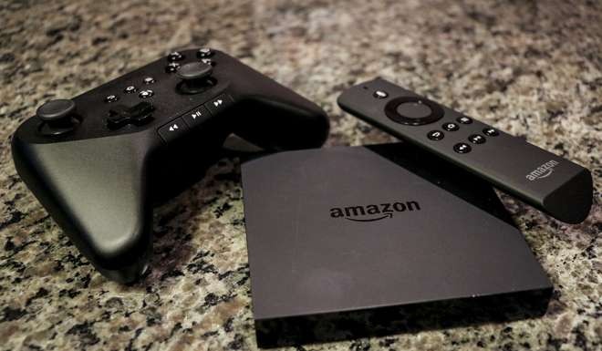 Amazon Fire TV, a product for streaming popular video services, apps and games in high-definition. Photo: AP