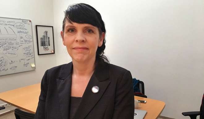 The rise of the Pirate Party- from radical fringe to focal point of Icelandic politics - has astonished even the party's founder, Birgitta Jonsdottir, seen at the party's office in Reykjavik, Iceland. Photo: Washington Post / Griff Witte