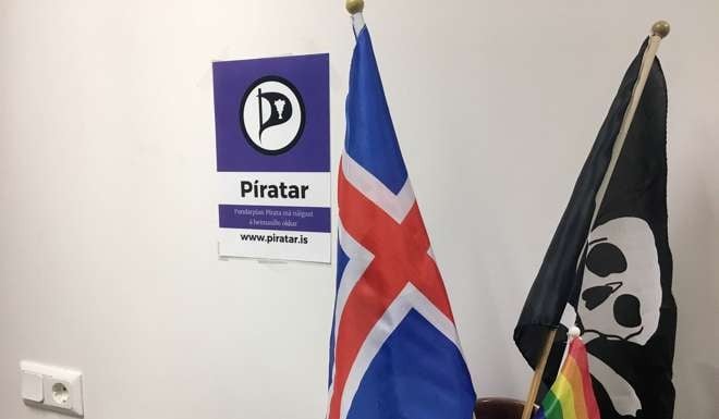 The latest opinion polls show the Pirate Party, whose office is seen in Reykjavik, Iceland, on Oct. 20, jostling for first place with the Independence Party. Photo: Washington Post / Griff Witte