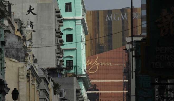 The Wynn Macau and MGM Grand Macau resorts in Macau. The health of the junket industry is critical for Macau's casinos, including those owned by US gambling titans – Sheldon Adelson's Sands China and Steve Wynn’s Wynn Macau. Photo: Reuters