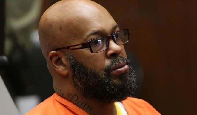 Former rap mogul Marion Suge Knight looks on in court in Los Angeles. Photo: AFP