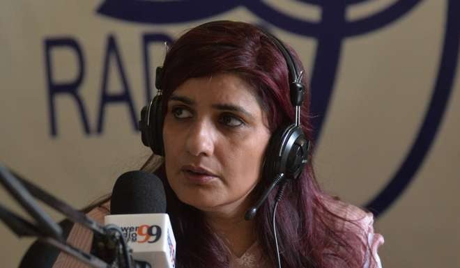 Anila Ansari decided to bring the touchy subjects of harassment to the airwaves. Photo: AFP