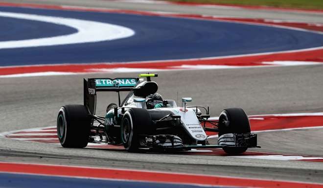 Nico Rosberg of Germany during the United States Formula One Grand Prix at Circuit of The Americas.